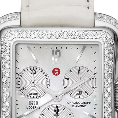 Deco Moderne White Alligator
