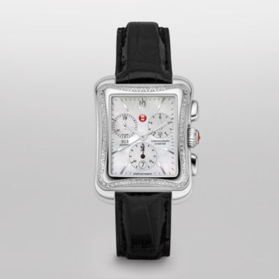 Deco Moderne II Black Alligator