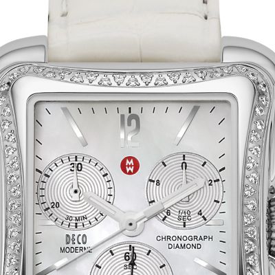 Deco Moderne II White Alligator