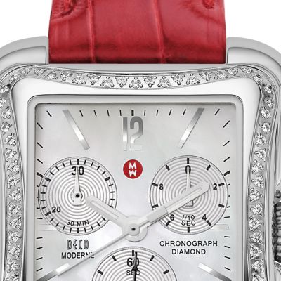 Deco Moderne II Garnet Alligator