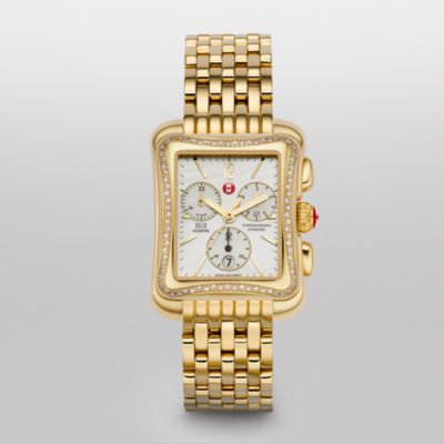 Deco Moderne II Diamond Gold Bracelet