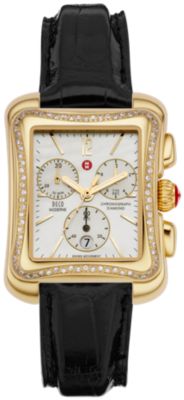 Deco Moderne II Diamond Gold Black Alligator