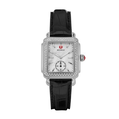 Deco 16 Diamond Black Alligator