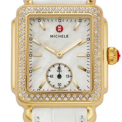 Deco 16 Diamond Gold White Alligator