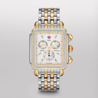 Deco XL Day Diamond Two-Tone, Diamond Dial
