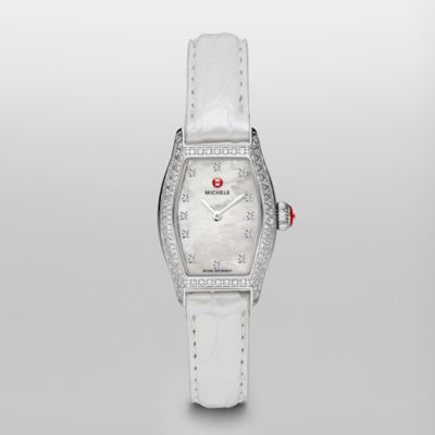 Urban Coquette Pavé Diamond, Diamond Dial Silver Alligator