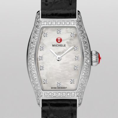 Urban Coquette Pavé Diamond, Diamond Dial Black Alligator