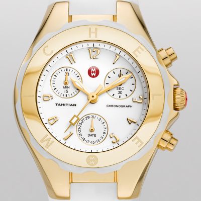 Tahitian Jelly Bean Gold Plate White
