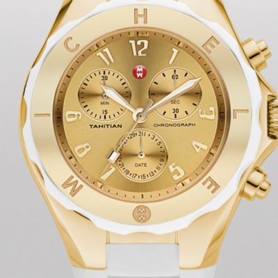 Tahitain Jelly Bean Large White Gold Tone Dial