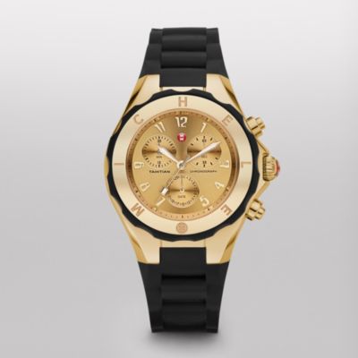 Tahitian Jelly Bean Large Black Gold Tone Dial