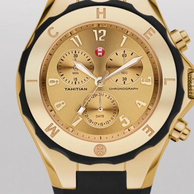 Tahitian Jelly Bean Large Black Gold Tone Dial