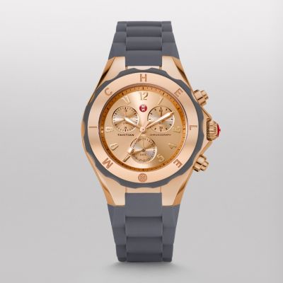Tahitian Jelly Bean Large, Rose Gold Tone Grey