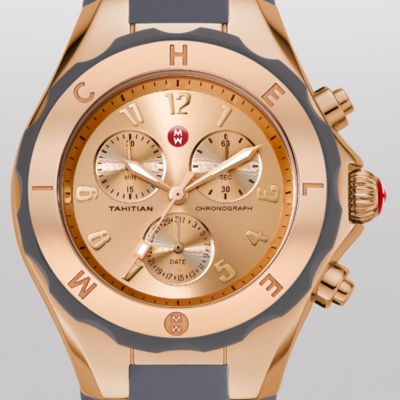 Tahitian Jelly Bean Large, Rose Gold Tone Grey