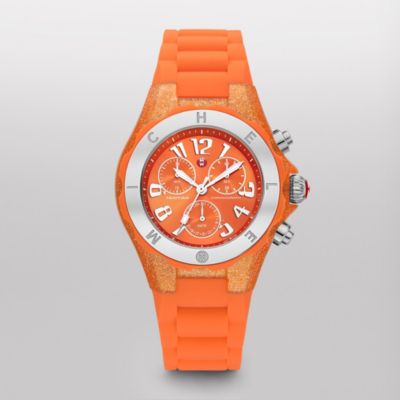 Tahitian Jelly Bean, Orange Glitter