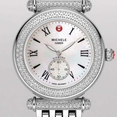 Caber Pavé Diamond Stainless Steel Bracelet