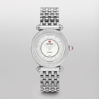 Caber Diamond, Guilloch� Dial on Diamond Bracelet