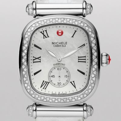 Caber Isle Diamond Silver Alligator