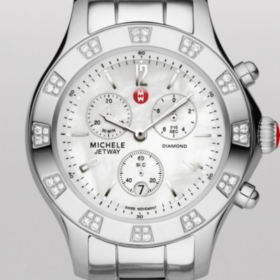 Jetway Atlas Diamond Stainless on Bracelet