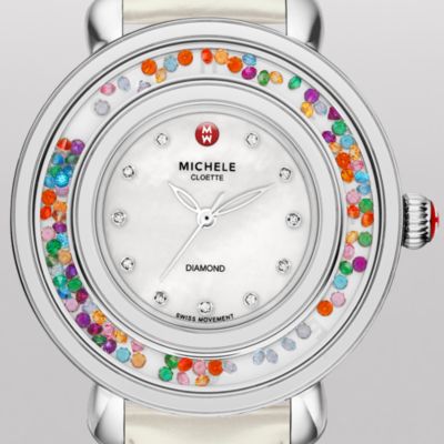 Cloette Carnival, Diamond Dial Silver Patent