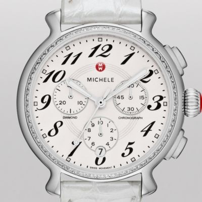 Fluette Diamond, Silver Alligator
