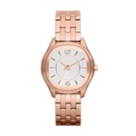 Rose Tone Steel Bracelet Watch