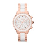 Two Tone Rose Chronograph Glitz Watch