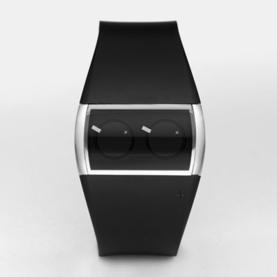 S+arck Palindrome Stainless Steel Watch Black