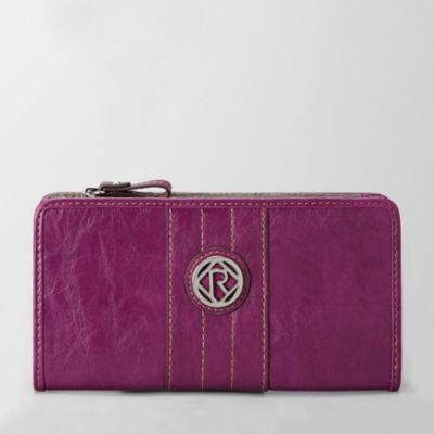 RELIC Heather Top Zip Checkbook Wallet