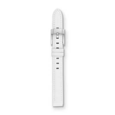 S121000 - Leather Watch Strap - White