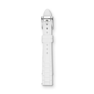 S141001 - Silicone Watch Strap - White