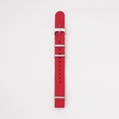 S141010 - Nylon Watch Strap - Red