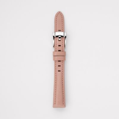 S141018 - Leather Watch Strap - Pink