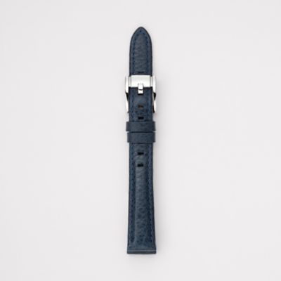 S141036 - Leather Watch Strap - Navy