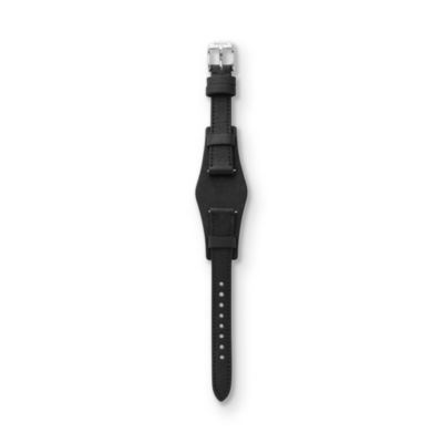 S141043 - Heirloom Leather Watch Strap – Black