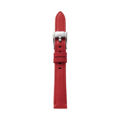 S141045 - Leather Watch Strap - Red