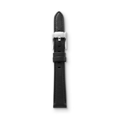 S141046 - Heirloom Leather Watch Strap - Black