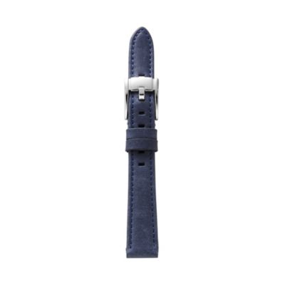 S141058 - Leather Watch Strap - Navy