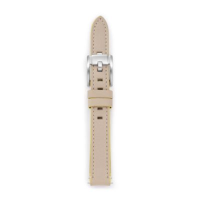 S141059 - Leather Watch Strap – Bone and Yellow