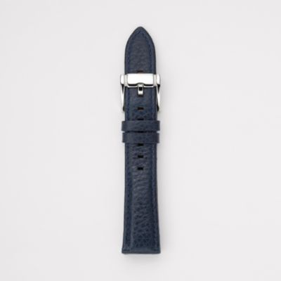 S181038 - Leather Watch Strap - Navy
