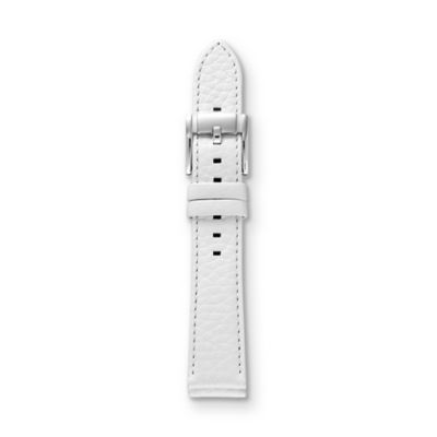 S181040 - Leather Watch Strap - White