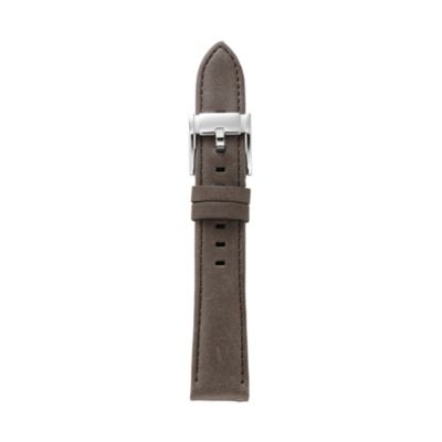 S181047 - Heirloom Leather Watch Strap - Grey