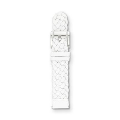 S181068 - Leather Watch Strap - White