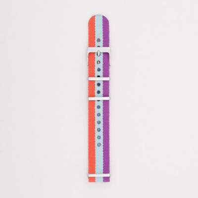 S181092 - Nylon Watch Strap - Striped