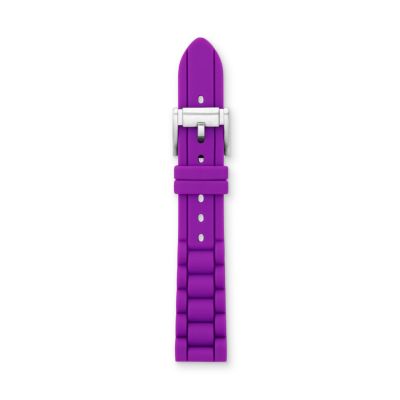 S181112 - Silicone 18mm Watch Strap - Purple