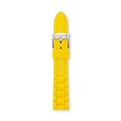 S181116 - Cinturino in silicone - Giallo