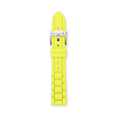 S181117 - Cinturino in silicone - Giallo
