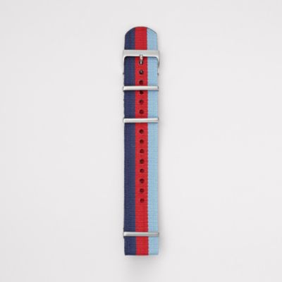S221003 - Nylon Watch Strap - Striped