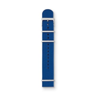 S221007 - Nylon Watch Strap - Blue