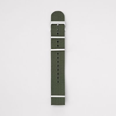 S221008 - Nylon Watch Strap - Green