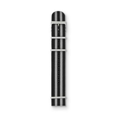 S221011 - Nylon Watch Strap - Striped